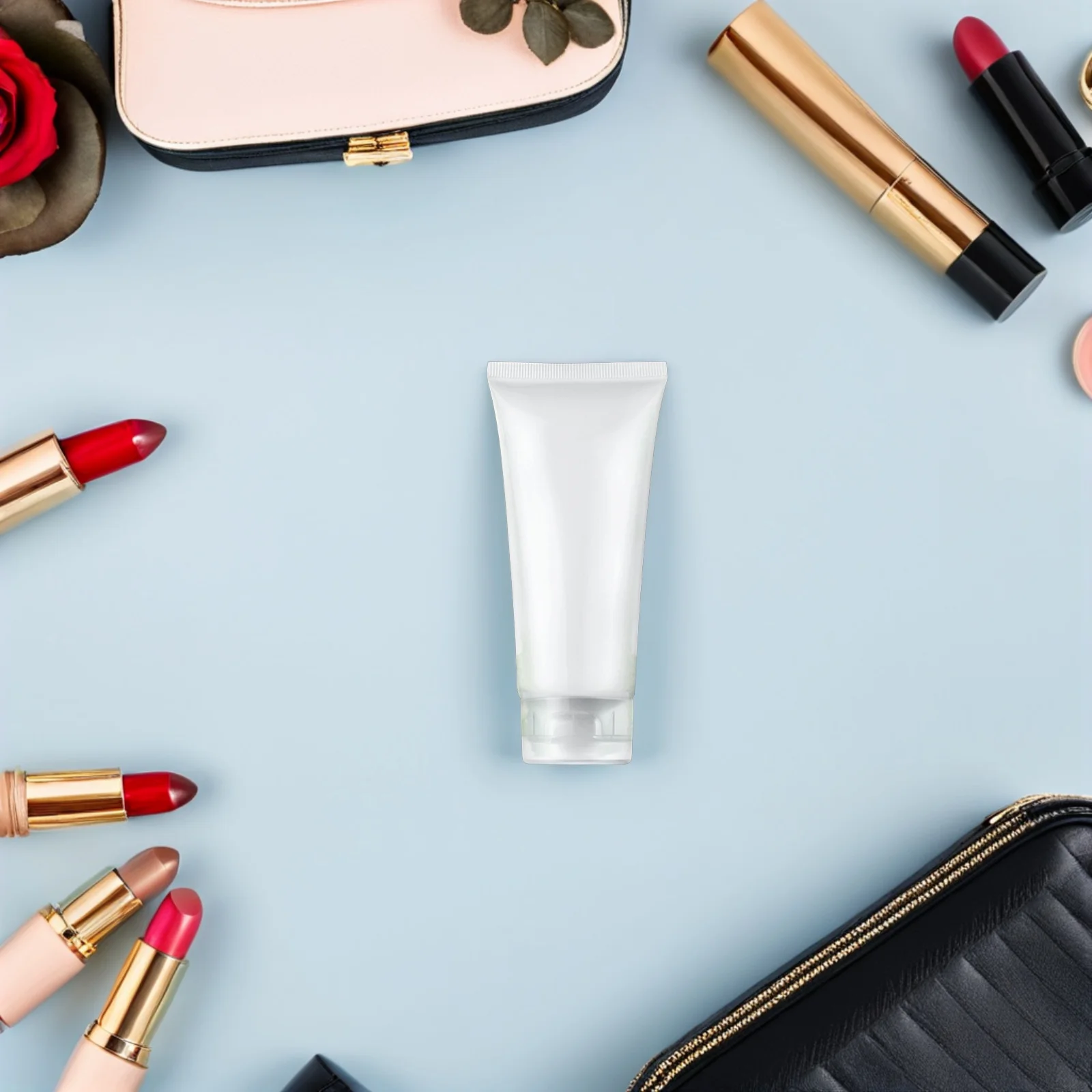 หลอดเปล่าขนาด 20 มล. จำนวน 30 ชิ้น ขวดบีบแบบเติมได้สำหรับใส่เครื่องสำอางเดินทาง ป้องกันการรั่วซึม สำหรับครีม โลชั่น แชมพู