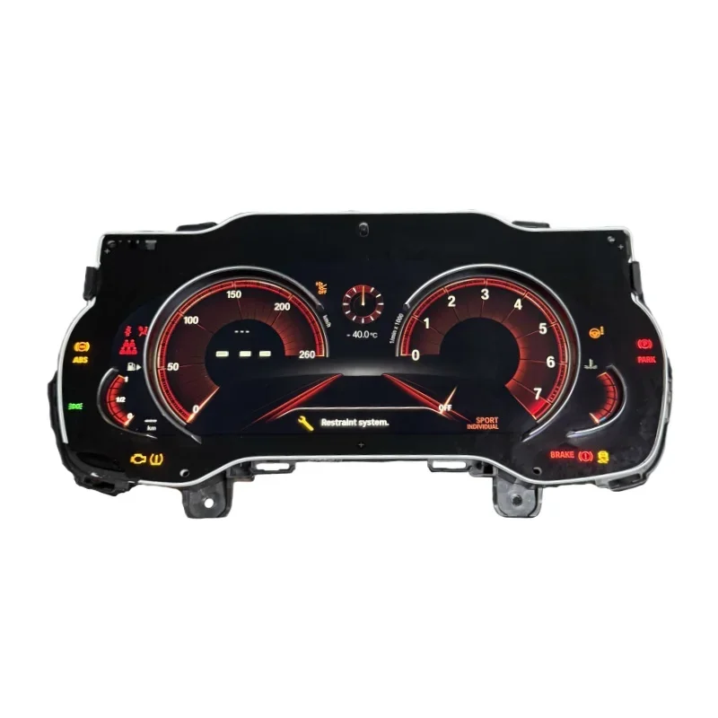 Suitable for BMW 5 Series G30G31 6 Series GTG32 7 Series G11 X3G01 X4G02 ID6EVO System Full LCD Instrument Speedometer