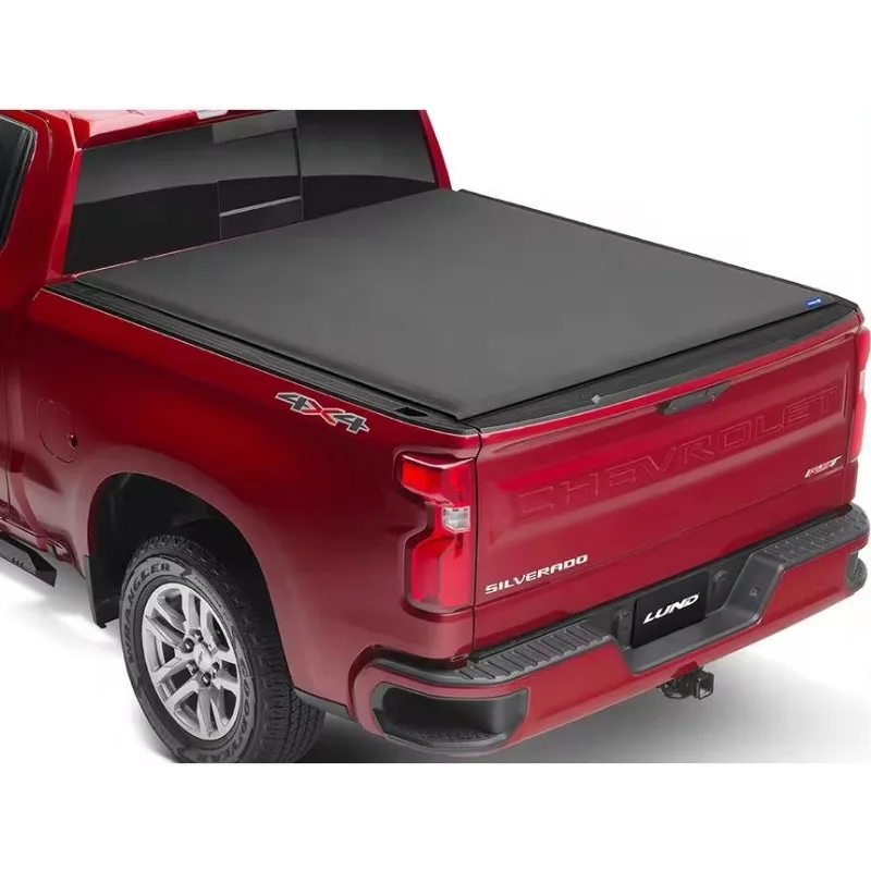 Waterproof PVC Soft Cover Truck Bed Cover Tonneau Cover for America Pickups Chevrolet Silverado 1500 F150 Colorado