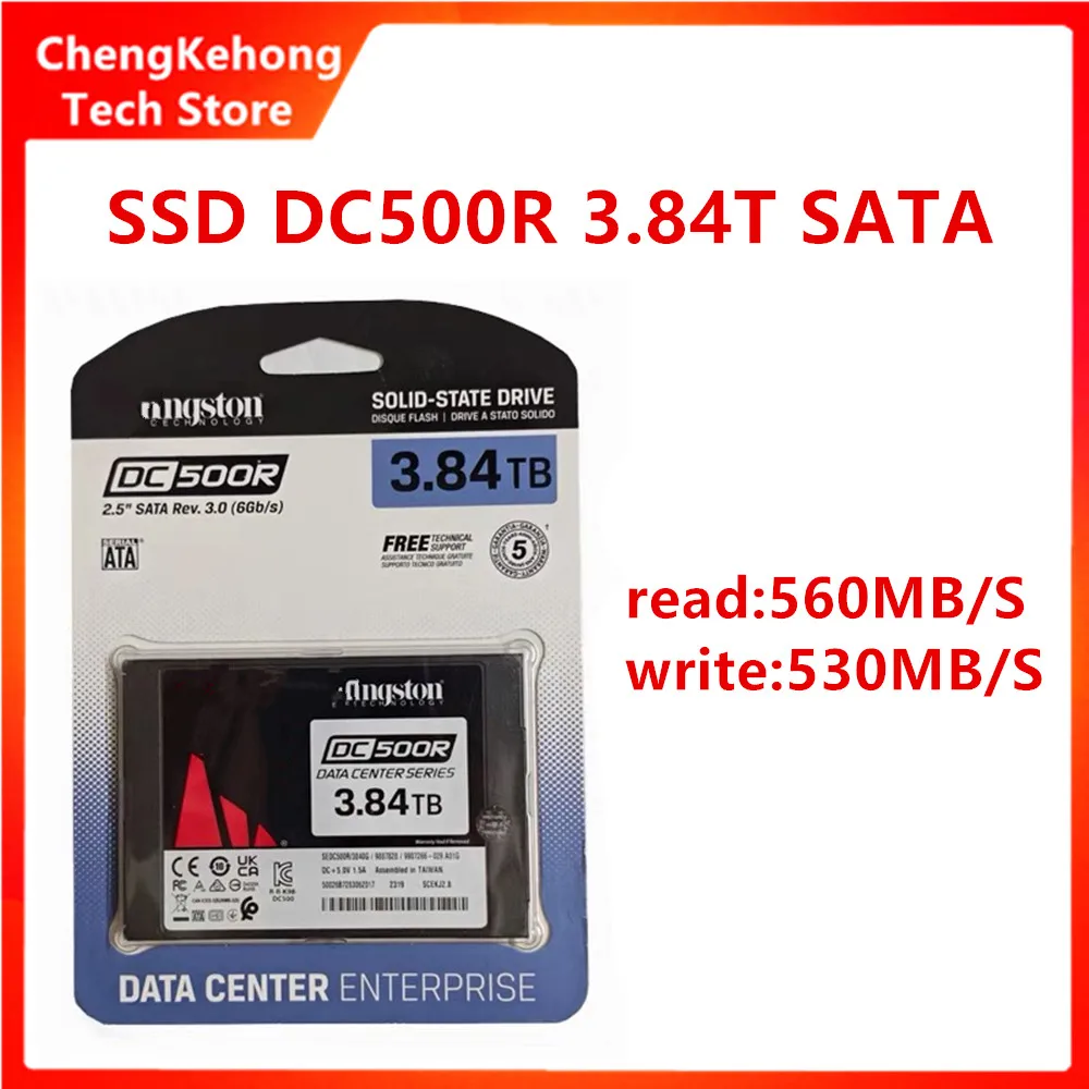 Novo para kingston dc600m 1.92t 3.84t 7.68t 2.5 polegadas sata3 empresa ssd servidor unidade de estado sólido original
