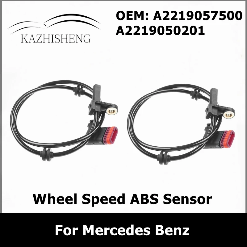 

4Pcs Front Rear Wheel Speed ABS Sensor for Mercedes Benz A2219057500 A2219050201