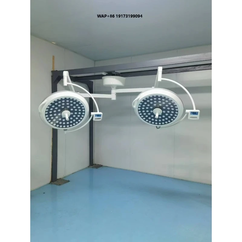 Medical Hospital Surgical Led Bright Light Double Arm Led Operating Room Surgical Light Suspended Surgical Light