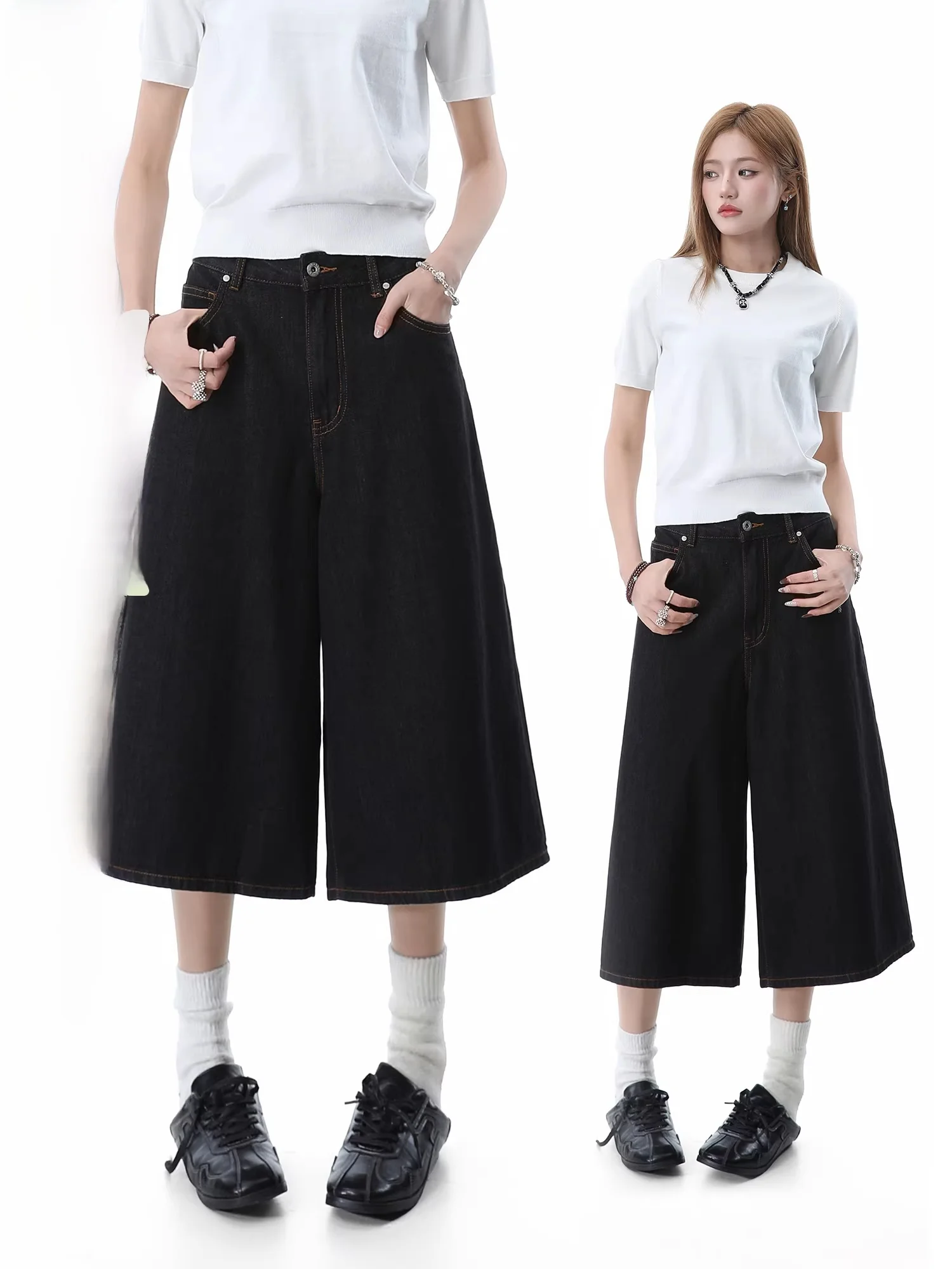 

Bla Wide Leg Jeans Women's Summer American Retro Sle Loose Fit Denim Pants Casual Comfortable Breathable Loose Jeans