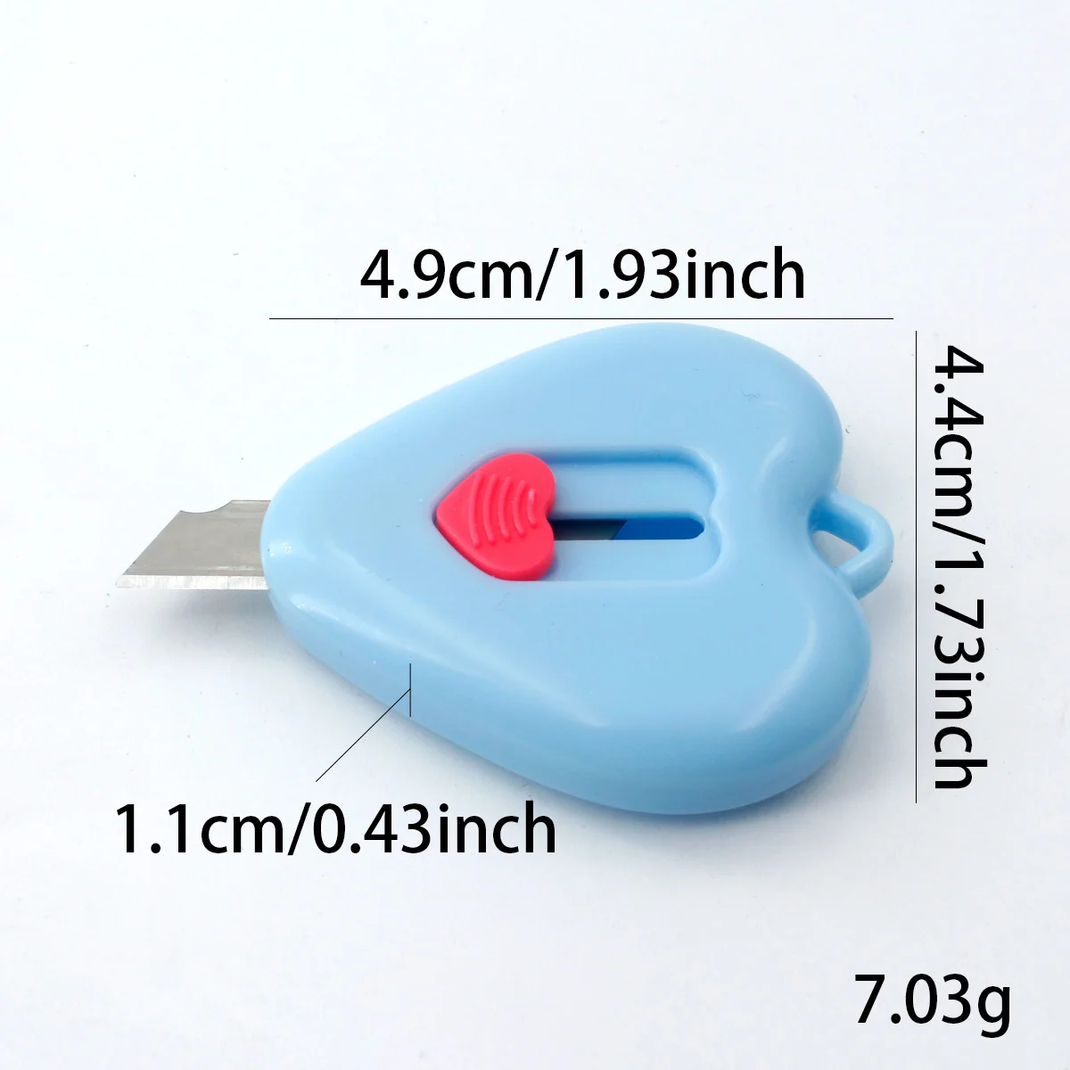 Mini Utility Knife Unboxing Tool for Opening Packages and Cutting Parcels Cute Keychain Portable Small Knife Office Stationery