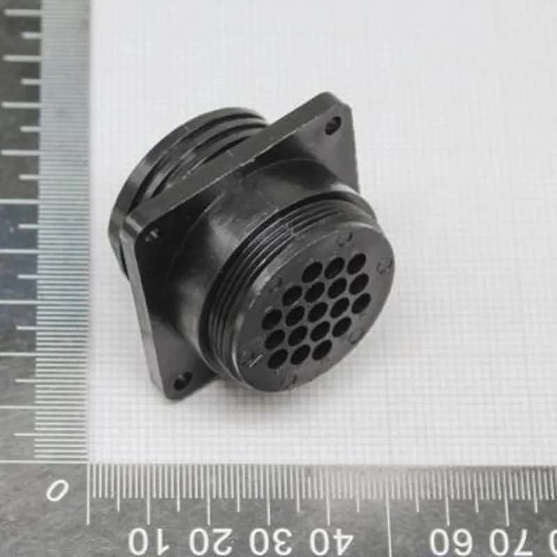 AMP TE/Tyco circular Power 19-core circular plug socket connector 211771-1 Housing 600 VDC 19 Position Pin