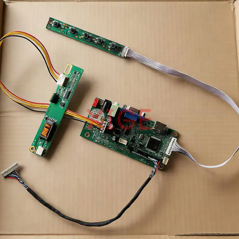 

Для LQ150X1LH62 HT15X33 LT150X3 N150X1 Комплект платы привода контроллера ЖК-дисплея DIY 1-CCFL 1024x768 LVDS 20-контактный 1024*768 HDMI + VGA