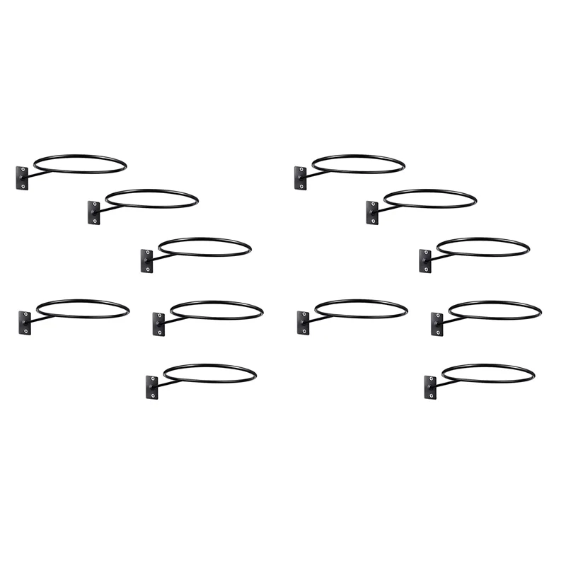 

B93B-12 Pack Wall Mount Ball Display Ball Storage Ball Rack Ball Holder For Basketball Football Volleyball Soccer