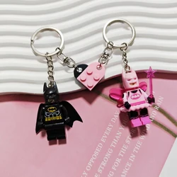 Beautiful Handmade 3D Fairy Star Pink Black Bat Magnetic Keychain Y2k Bow Key Ring Backpack Pendant Couple Keychain Gifts
