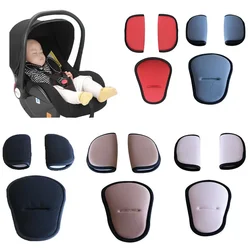 Fundas suaves para cinturón de cochecito, almohadillas para hombro, almohadilla para entrepierna, asiento de coche para bebé, arnés para silla alta infantil, accesorios para cochecito, 3 piezas