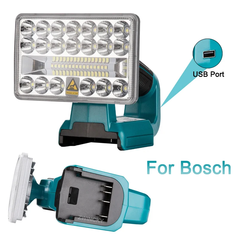 

Для Bosch 18 В литий-ионный аккумулятор светодиодный светильник для работы на открытом воздухе прожектор аварийный инструмент лампа фонарик USB зарядное устройство для мобильного телефона