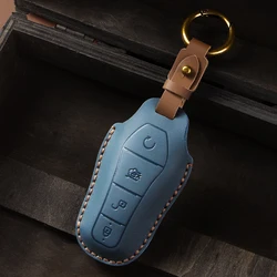Car Key Cover Smart Remote Key Car Key Case for BYD Atto 3 Han DMI EV Dolphin Key Bag Auto Accessories Key Covers