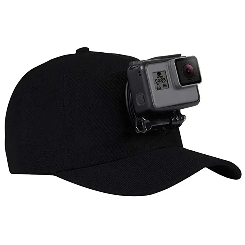 3 in1 Baseball Hat For Insta360 Ace DJI Action 4 Adjustable Sun Cap Hat With J-Hook Buckle Mount For GoPro 12 9 Camera Accessory