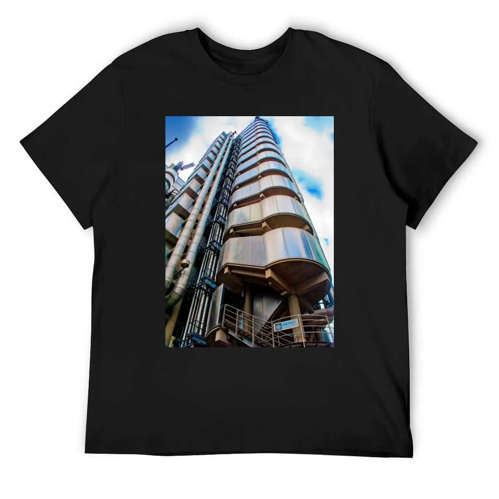

Lloyds Building City of London T-Shirt plain essential t shirt Funny t-shirt men workout shirt