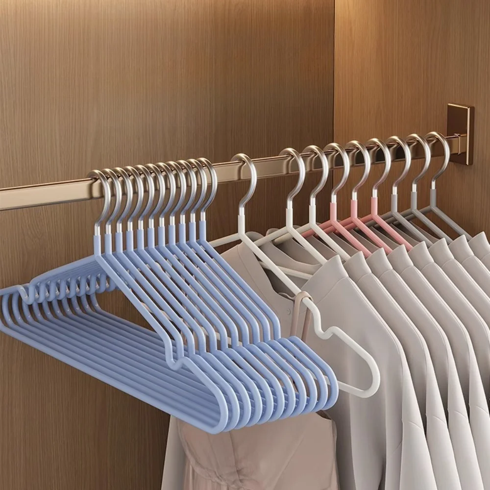 20 Stück Rutschfeste Metall-Kleiderbügel, Platzsparende Schlanke Bügel für den Kleiderschrank, Robuste Kleiderbügel für die Haushaltsorganisation – Detail 6