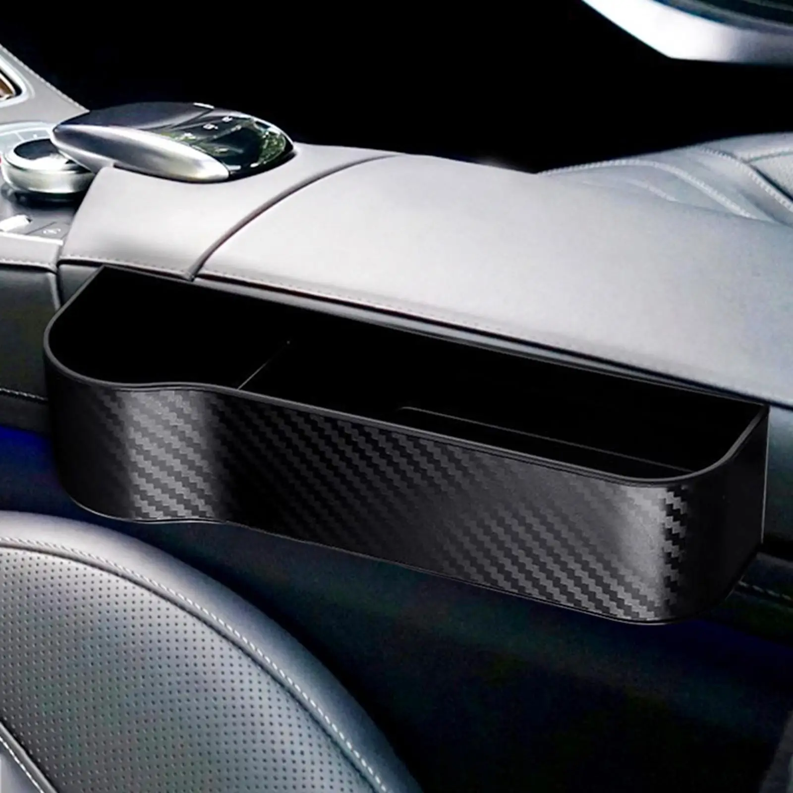 Car Front Seat Gap Organizer Premium Multifunctions Professional Insert Between The Seat and Console Made of ABS Plastic Durable