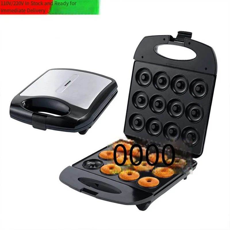 

Электрическая машина для выпечки пончиков и тортов с вафельной пластиной для домашнего использования для детей