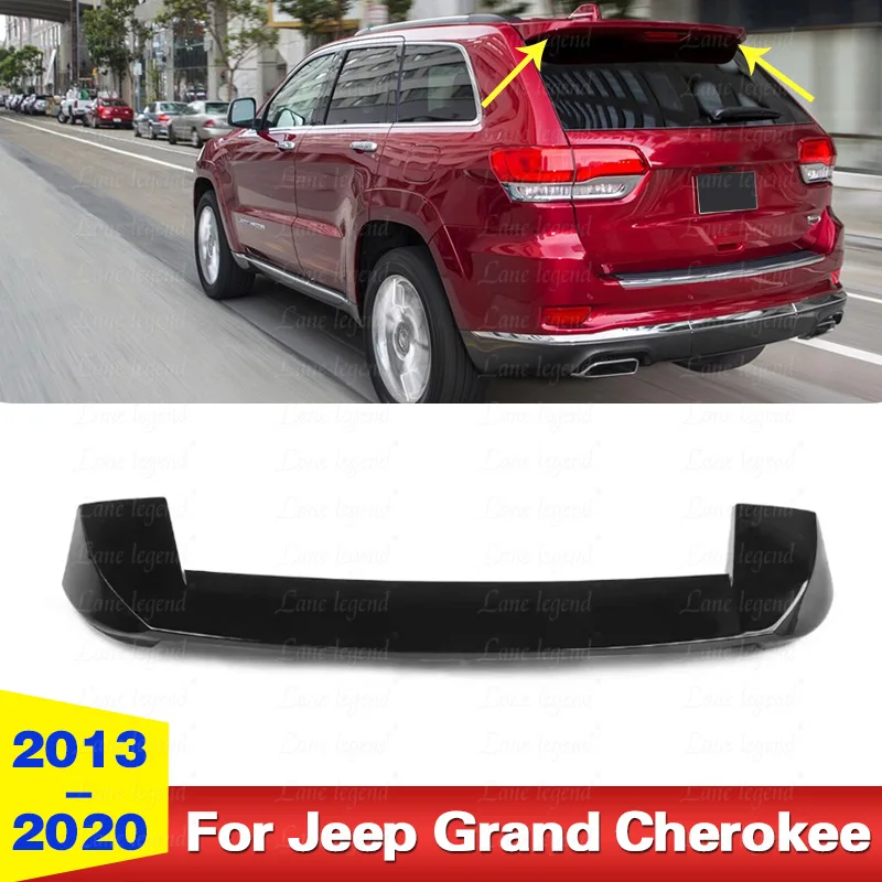 For Jeep Grand Cherokee 2013-2020 High Quality Rear Trunk Lid Boot Ducktail Lip Spoiler Top Wings Accessories Body Kits