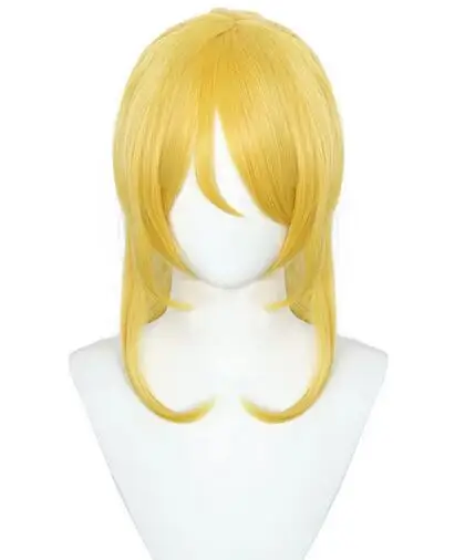 Princess Bowsette Cosplay Wig Gold Pigtail Peach Koopa Bowser Role Playing Adult Synthetic Hair Wigs