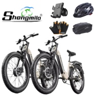 Shengmilo S700 Ebike,Adult Mountain Snow Electric Bike,2000W,Dual Motor,26 \