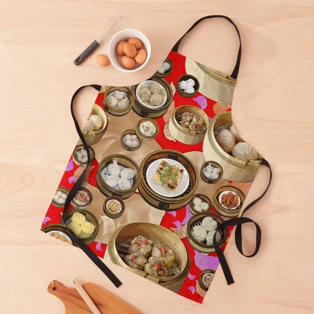 

Dim Sum a Go Go Apron japanese style Restaurant Kitchen Equipment Apron