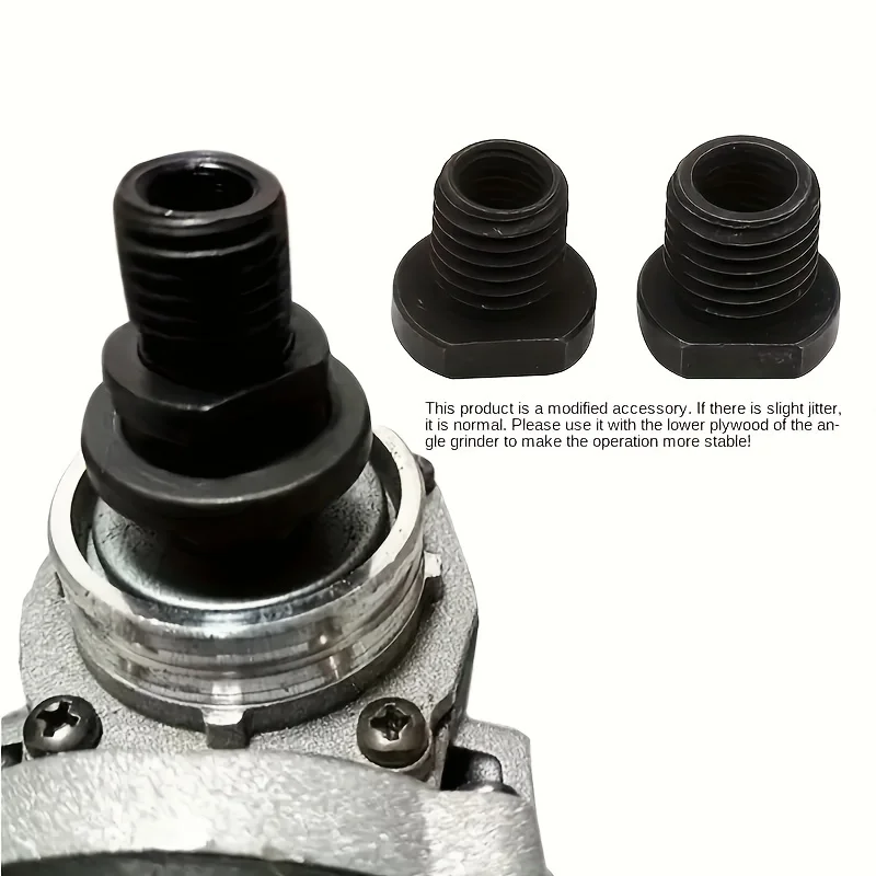 

Angle Grinder Thread Adapter, M10 to M14/M16 Converter for Quick Change of Discs & Pads, Easy Install Universal Tool