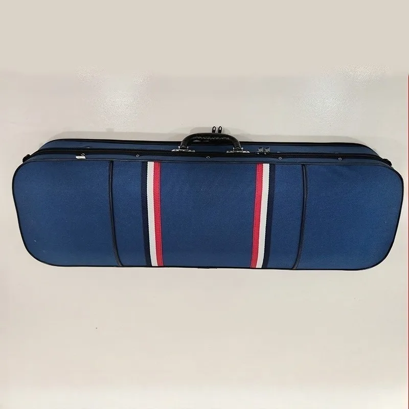 Lightweight Tri Color Woven Violin Case Children's Bottom Full Spectrum Bag Violin Case Handheld Stringed Instruments Box - Image 5