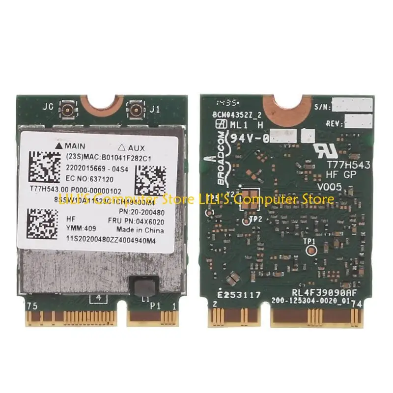 BCM94352Z 04X6020 NGFF 867Mbps Wireless Card for Y50/Y70/YOGA2