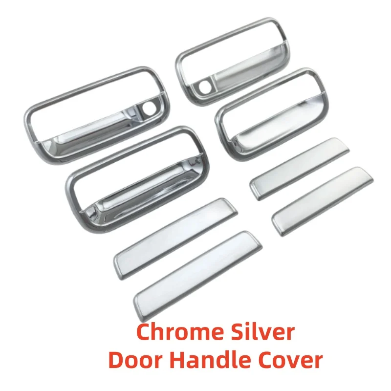 Door Handle Bowl Covers For Toyota Hilux SURF 1996 1997 1998 1999 2000 2001 ABS Chrome Car Accessories Plated Trim Paste Style