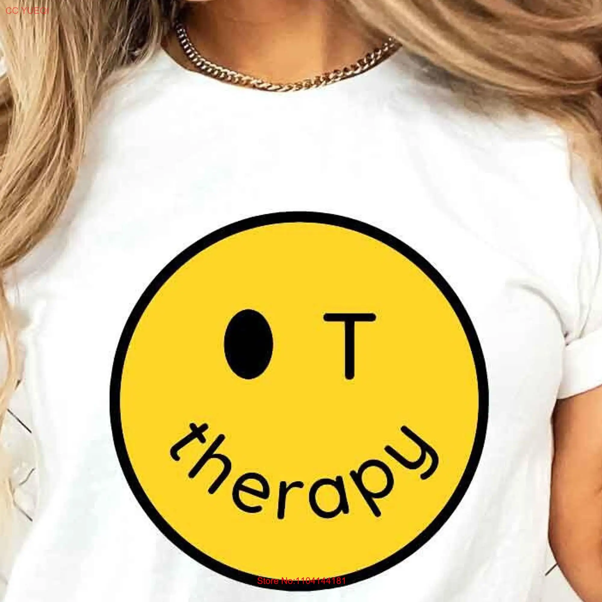 Occupational Therapy T Shirt OT Therapist Cota Smile long or short sleeves