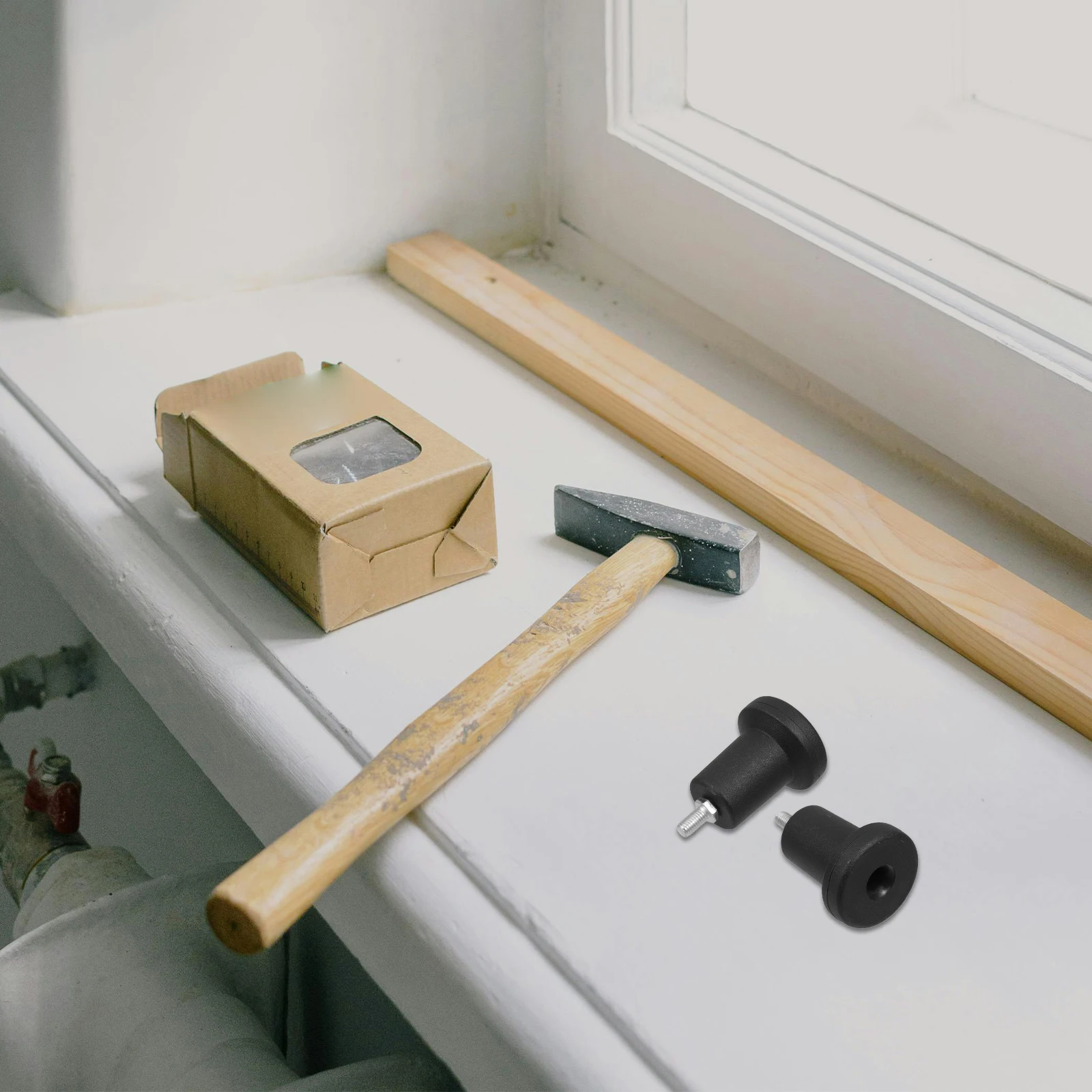 

6 Pcs Office Chair Feet Mat Desk Pad Swivel Accessories Computer Base Replacement Antislip Stability Floor Protection