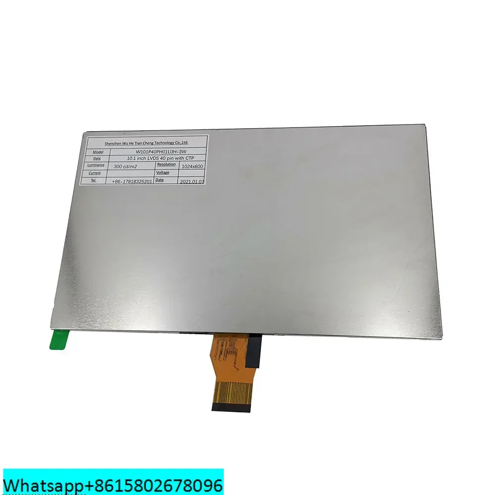 

IPS High Resolution 1024*600 Lvds Interface 10.1 Inch Tft Lcd Display for 10 inch monitor W101P40H2LI