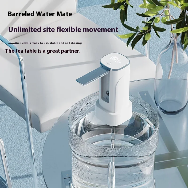 Bottled Water Automatic Water Pump Rechargeable Bottled Water Dispenser Portable Water Pump Folding Intelligent Dosing Pump