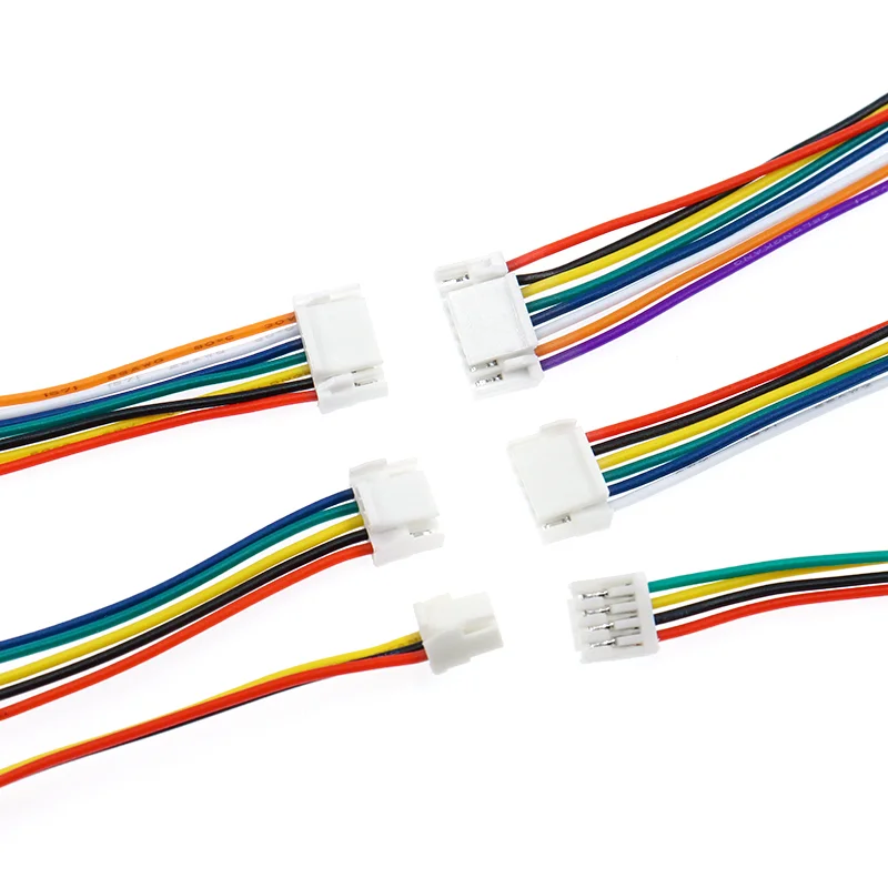 10 sztuk 2P/3P/4P/5P/6 Pin JST GH seria 1.25 złącze z przewodem 150MM 1007 28 AWG GH1.25 1.25MM 15CM
