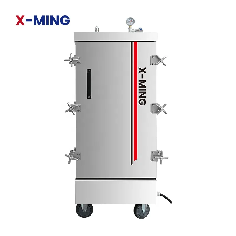 

XIANGMING 10 Trays Bakery Kitchen Equipment Hotdog Steamer Machine Electric Rice Steamer