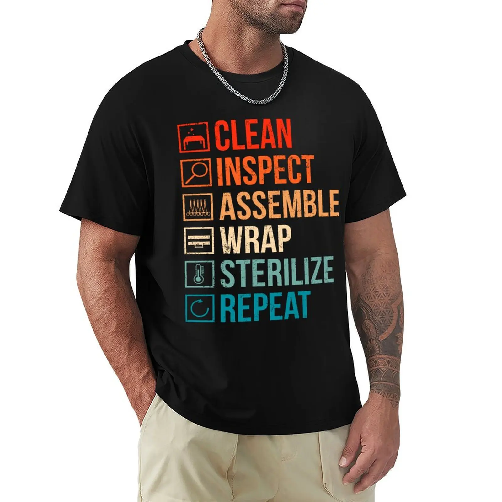 Sterile Processing Technician T-Shirt Modern Style Print T-Shirt