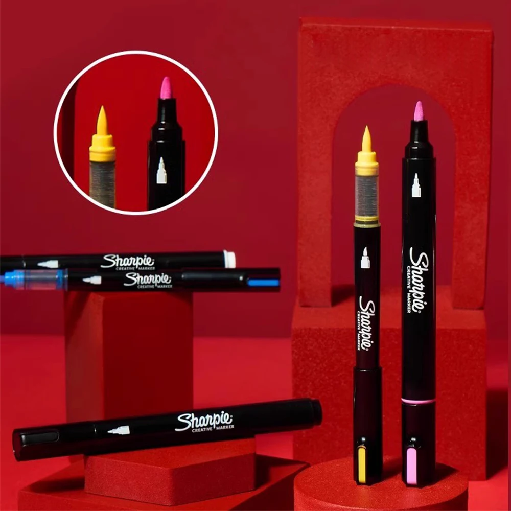Sharpie Creative Acrylic Marker Pen Painted Graffiti, Painting Pen, DIY Glass, Ceramic, Quick-drying, Non-fading Art Stationery