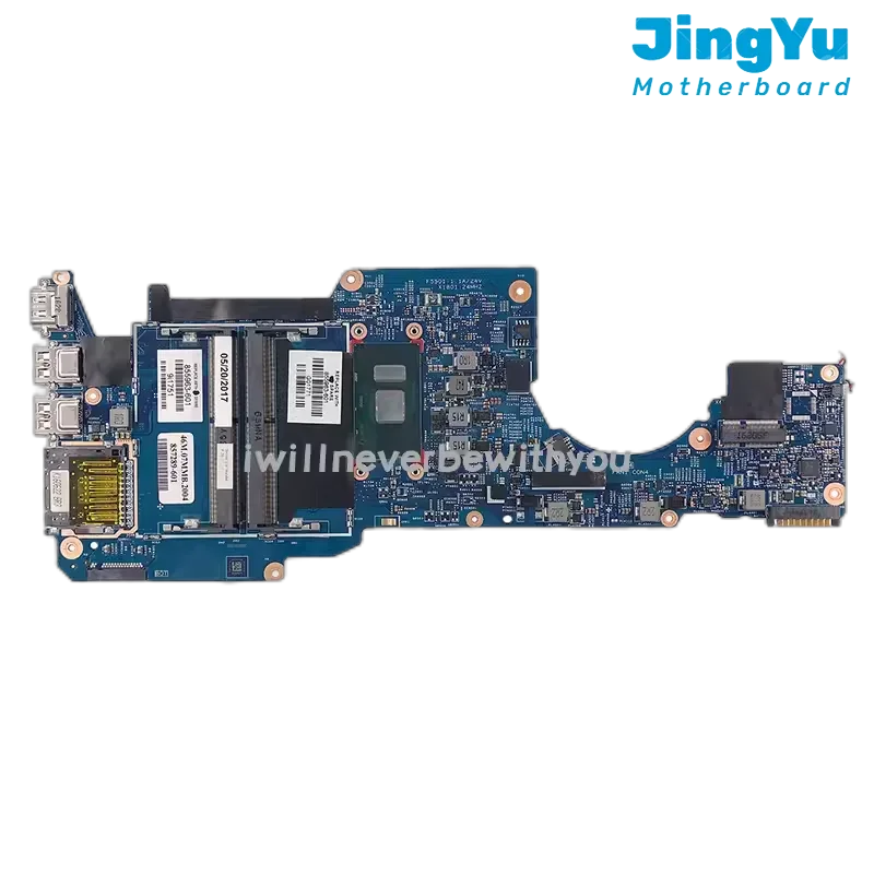 For HP Pavilion X360 13-U M3-U Laptop Motherboard 15256-1 903237-601 mainboard  with I5-7200U CPU  DDR4 thorughly Tested.