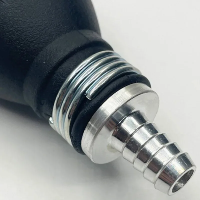 6mm/8mm/10mm/12mm Handkraftstoffpumpe mit Gummiball und Aluminiumgehäuse für Diesel, Öl und Benzin – ideal für Auto, Boot und Außenborder – Detail 3