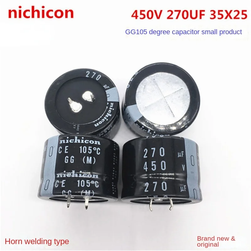 (1PCS)450V270UF 35X25 Nippon Nikkeon electrolytic capacitor 270UF 450V 35 * 25 GG 105 degrees