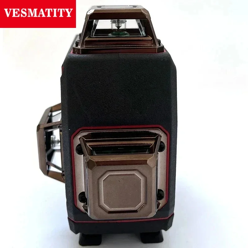 VES Laser Level 4D 6 Lines 360° High Precision Horizontal Vertical Self-Leveling Tools For Milwaukee 18V 20V Battery Pin