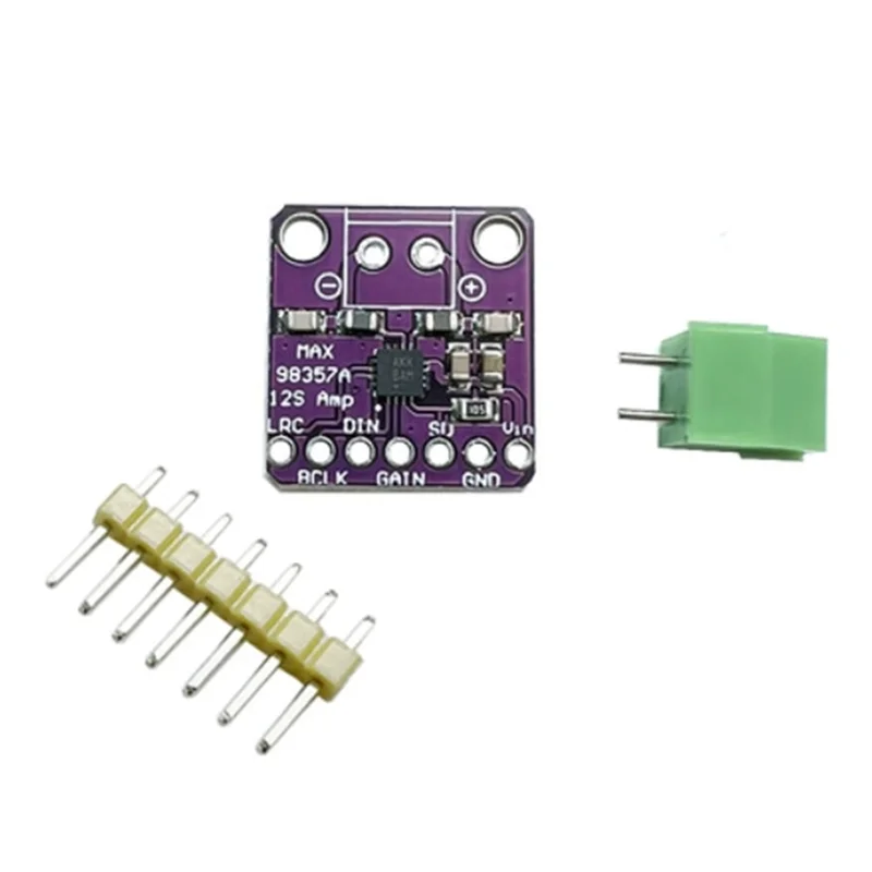 AED6-Max98357 I2S 3W Kelas D Amplifier Antarmuka Breakout Modul Dekoder Dac Papan Audio Tanpa Filter untuk Raspberry Pi Esp32