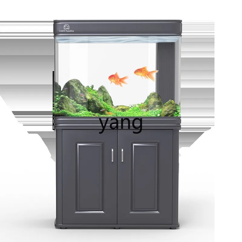 Yhl Floor Large Household Aquarium Upper Filter Integrated Screen Ecological Bottom Filter Tank Custom Dragon Fish Tank