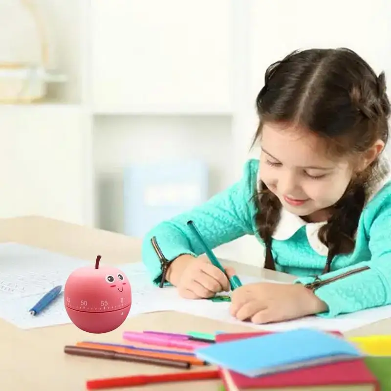 Wind Up Timer 360 Degree Rotating Strawberry Shape Kitchen Cooking Timer Durable Countdown Products For Classroom Home Kitchen