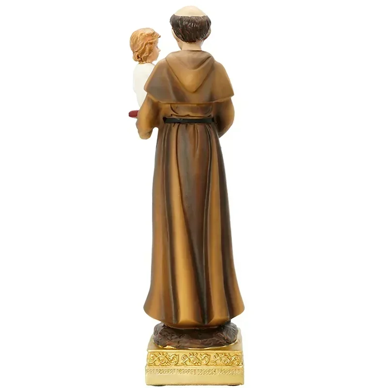 1Pc 20/30Cm Saint Antonio Statue Icon Catholic Saint Family Prayer Ornaments Jesus Christ Home Decoration Resin Crafts