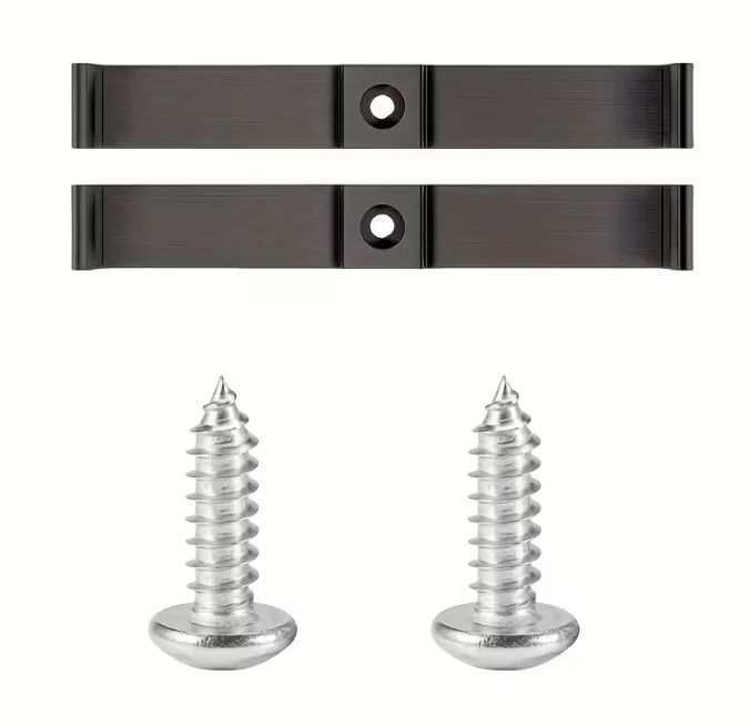 2PCS/Set Number Plate Holder Licence Universal Plate Clip Frameless Push Clip Frame Reg For Truck Trailer RV Car Accessories