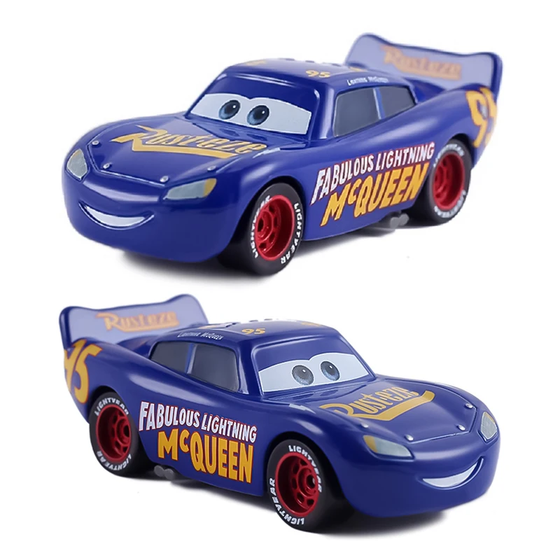 New Cars 3 Disney Pixar Cars 3 Dinoco Lightning McQueen Jackson 2.0 Car Ice Snow Version Sally 1:55 Alloy Cars Kids Toys Gifts