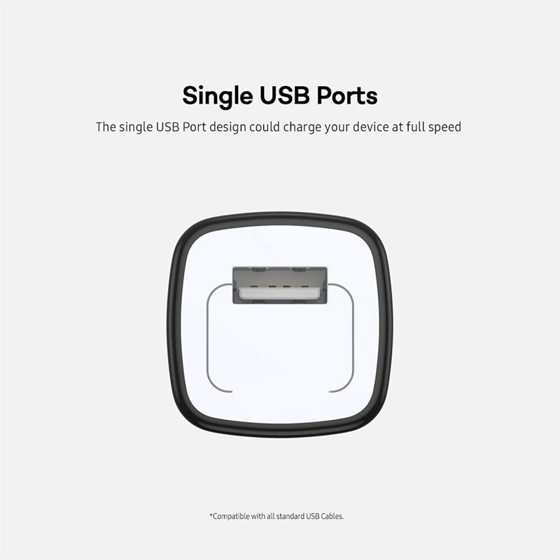 DT23 10 Pack USB Wall Block Single Port 5V/1A US Plug Power Adapter for Home Travel