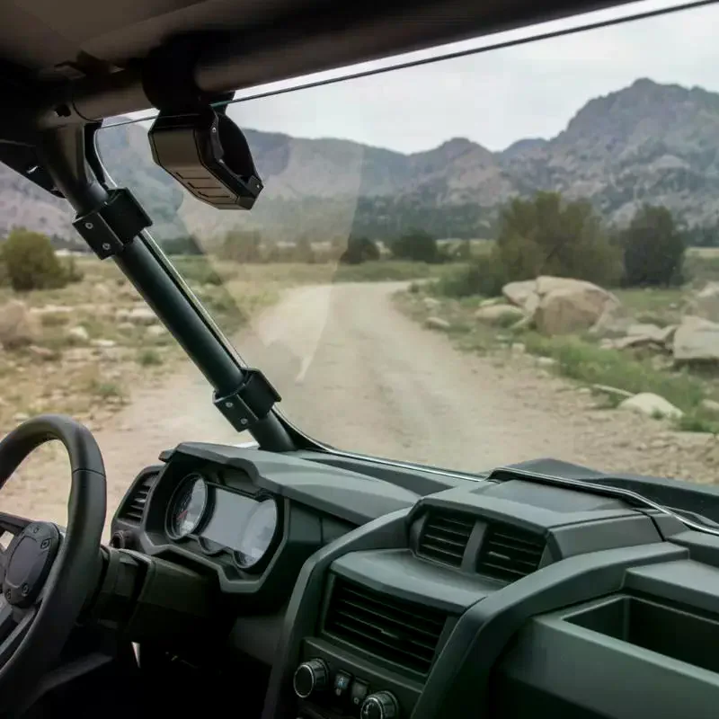 Polaris RZR XP Can-Am 1000 Windshield High Definition Adhesive Film Easy Maintain Durable for  Excursions