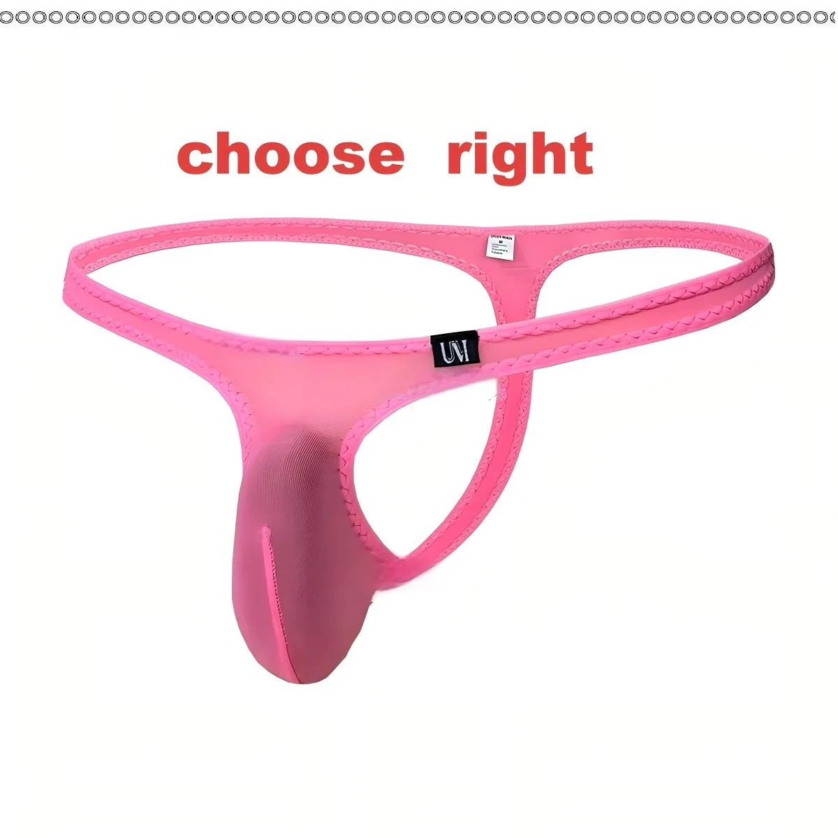 الرجال منخفضة الخصر منحني الحرير الجليد بلون ثونغ نمط جديد الصاعد g-سلسلة القضيب الحقيبة سيور للرجال