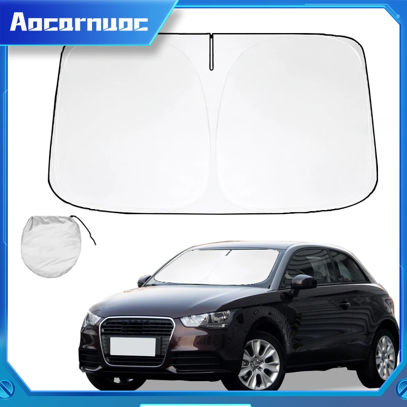 

For Audi A1 A3 A4 B5 B6 B7 A5 Car Window Sunshade Cover Sun Shade Windshield Visor Protector Windscreen Styling Accessories